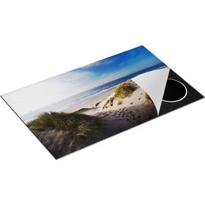 Chefcare Inductie Beschermer Strand en Duinen - 85x50 cm - Afdekplaat Inductie - Kookplaat Beschermer - Inductie Mat