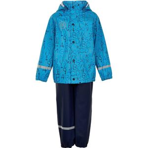 Color Kids - Regenpak voor jongens - AOP - Lichtblauw - maat 92cm