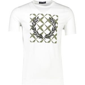 Fred Perry t-shirt wit