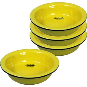 CABANAZ - schaaltje, keramiek, TEA TIP / MINI BOWL, 50 ml, geel, set/4