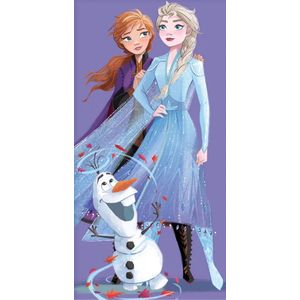 Disney Frozen Handdoek - 70x140cm - Bad Handdoek - Zwemles Handdoek - Cadeau Meisje 5 Jaar - Cadeau Meisje 3 Jaar - Verjaardagscadeau Meisje - Cadeau Kind