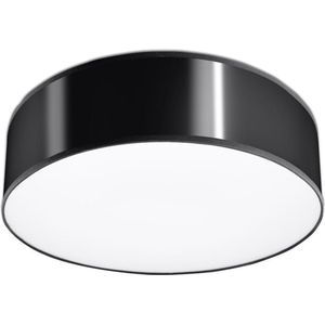 Cirkelvormige plafondlamp ARENA - D.35 cm - Zwart