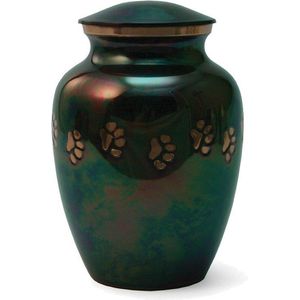 Classic Paws Raku Urn - Asbeeld Dieren Urn Voor Uw Geliefde Dier - Kat - Hond - Paard - Konijn 0,65 L