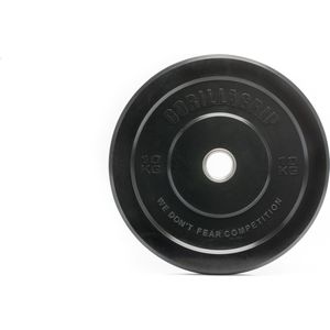 Gorillagrip - Bumper plate 10 kg/ 50mm/ Halterschijf/ Weightlifting/ Gewichtheffen