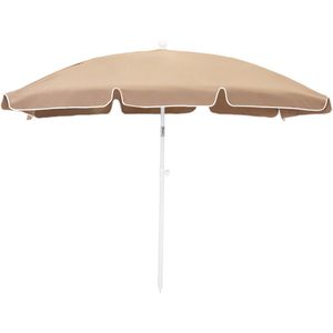 TUIN strandparasol KANTELBAAR sterke diameter 200 cm opvouwbaar met handvat