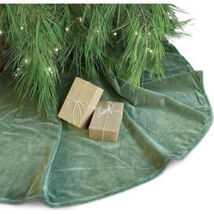 Unique Living - Treeskirt Kelsey 120Øcm oil green - Kerstboomkleed