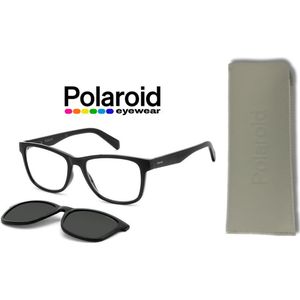 Leesbril Polaroid PLD0030 Met Zonneclip-Zwart-+2.50