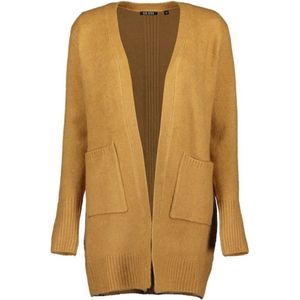 Blue Seven dames vest - lang dames vest - 247889 - camel - maat 38