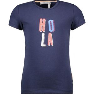 Bampidano Meisjes T-shirt met print -  146/152 - navy