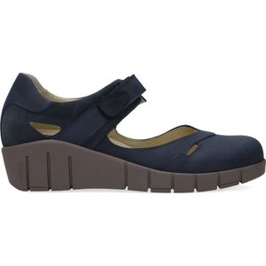 Wolky Bandschoenen Charlotte blauw zomer nubuck