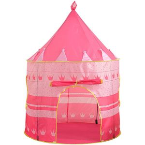 Rosfelde Speeltent Meisjes - Prinsessentent - Roze - 135x105x105CM - Geschikt voor buiten