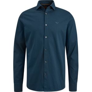 PME Legend - Jersey Overhemd Navy - Heren - Maat L - Regular-fit