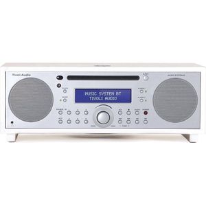 Tivoli Audio - Music System BT - Alles-in-een-Hifi-systeem - Zilver/Wit