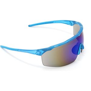 PALERMO BLU - Blauw Sportbril met UV400 Bescherming - Unisex & Universeel - Sportbril - Zonnebril voor Heren en Dames - Fietsaccessoire