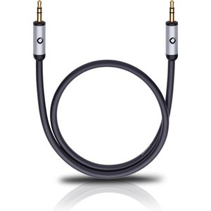 Oehlbach Mobiele audiokabel, 3,5 mm jack naar 3,5 mm jack lengte 1,5 meter