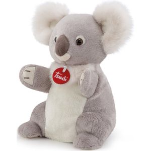 Trudi Puppets Handpop Koala 28 cm - Hoge kwaliteit pluche knuffel - Knuffeldier voor jongens en meisjes - Grijs - 17x28x13 cm maat S