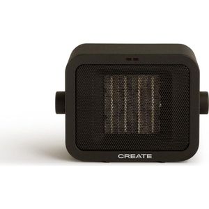CREATE WARM BOX - 1500 W keramische ruimteverwarming - Zelfreguleert - Zwart
