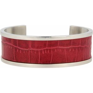 My Bendel - MB2003 - Bangle - Zilver - Rood