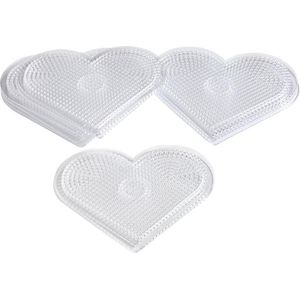 Onderplaat, afm 15 cm, medium, helder, 10 stuk/ 1 doos