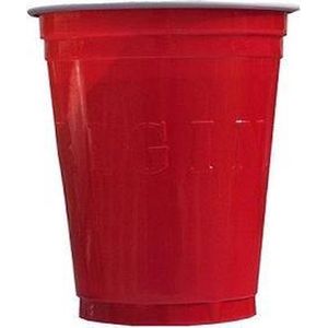 AmericanCups Red Cups (XL) - Bierglas - Rood - 20 stuks - 525ml.