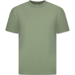 T shirt Heren Oversized - Effen T-shirt Blanco - 6530 - Groen