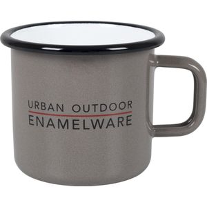 Bo-Camp Urban Outdoor - Mok - Emaille - Taupe