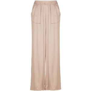 Freebird Broek Drew Wv Satin Vis 25 1 24 Beige Dames Maat - XS