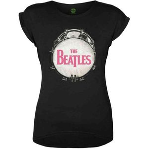 The Beatles - Drum Dames T-shirt - M - Zwart
