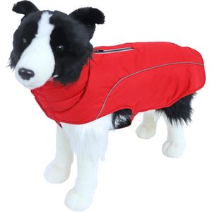 Hondenjas - Luxury Waterproof - Kleur: rood - Maat: 35 cm.