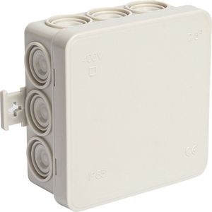 Kabeldoos - Lasdoos - Velvalux Panoboxpro - IP55 - IK10 - 85x85x40mm - Vierkant - Grijs