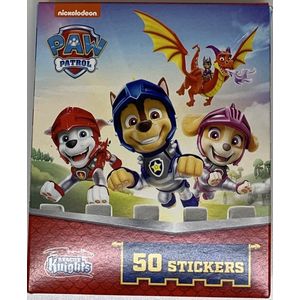 Paw Patrol - 10 pakjes Kaartjes - Panini - Eco Box - Rescue Knight