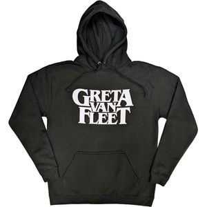 Greta Van Fleet - Logo Hoodie/trui - M - Zwart