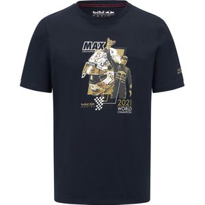 Red Bull racing Max Verstappen Tribute Graphic T-shirt-L