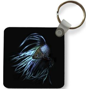 Sleutelhanger - Uitdeelcadeautjes - Vis - Zeedieren - Blauw - Zwart - Plastic