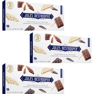 Jules Destrooper Kandijkoekjes in chocolade - 100g x 3