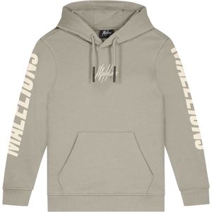 Malelions Malelions Junior Lective Hoodie Truien & Vesten Jongens - Sweater - Hoodie - Vest- Taupe - Maat 140