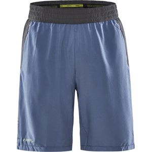 Craft - Hit Shorts - Sportshort - Heren - Blauw met Grijs - Maat M