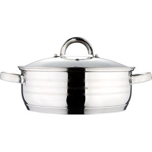 Blaumann 1504 - lage kookpan met deksel - 28 x 11 cm - 7 liter