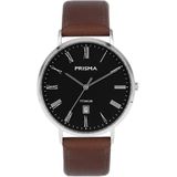 Prisma Titanium P.1486 Tailor herenhorloge leer bruin