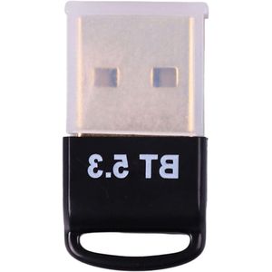 Bluetooth-adapter met snelle respons en Delayless Auto Pairing 5.3 - Vergulde stekker, stabiel voor pc en muis
