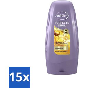 Andrélon - Perfecte Krul - Conditioner - Voor Elastische Krullen - 250 ml - Bulkverpakking - 15 stuks