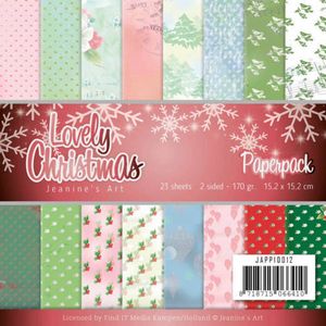 Jeanine's art paperpack -Lovely Chrismas - 23 dubbelzijde vellen