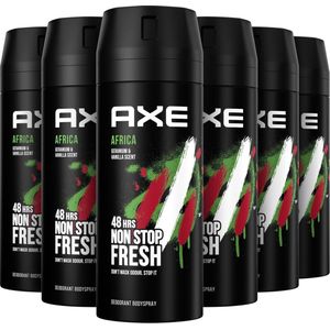 Axe - Deodorant - Spray - Africa - 150ml x 6
