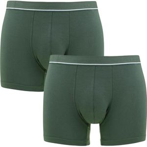 CECEBA 2P bamboe boxers basic groen - M