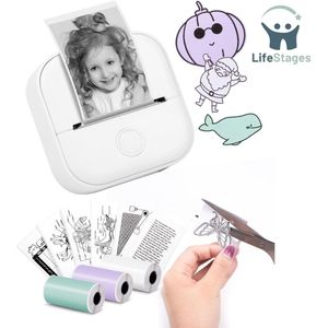 LifeStages Fotoprinter voor Smartphone -Fotoprinter - Fotoprinter Mobiel - Fotoprinter All in One - Duurzaam - Stijlvol