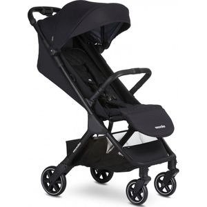 Easywalker Jackey Buggy 0-22 kg, Lichtgewicht, Automatisch opvouwbaar, Uniek accessoiresysteem, Inclusief regenhoes en transporttas, Geschikt voor autostoeltje - Schaduwzwart