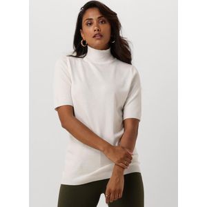 Minus Lima Roll Neck Knit Tops & T-shirts Dames - Shirt - Gebroken wit - Maat L