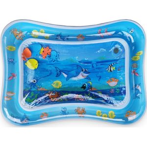 Frummel Waterspeelmat Baby – Watermat – Speelkleed – Opblaasbaar – Waterspeelgoed Baby - Kraamcadeau - Baby Shark - Art. 90.403