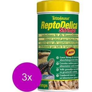 Tetra Fauna Reptodelica Shrimps - Voer - 3 x 250 ml