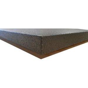 Premium infrarood verwarming stralingspaneel 300 Watt, 595x595 cm, Donker grijs (RAL7039) inclusief isolatie